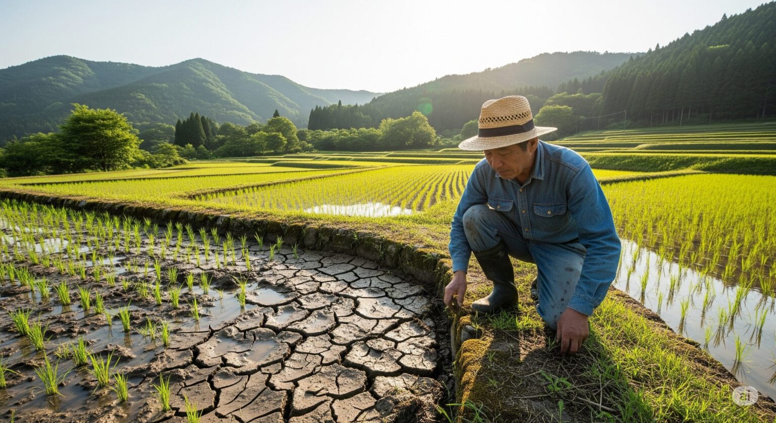 田んぼの水漏れ探し方｜原因特定から具体的な補修方法まで解説