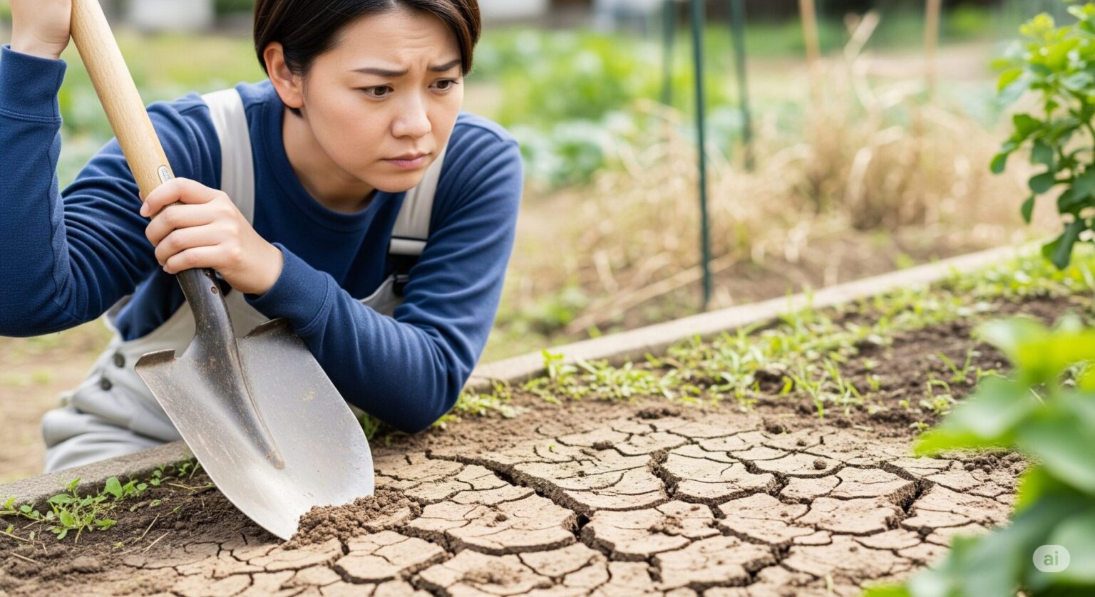 畑の土が固い原因と対策！土壌改良でふかふかにする方法を解説