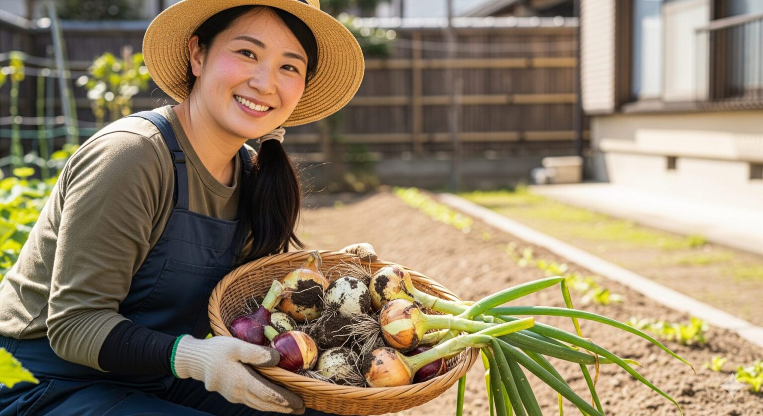 玉ねぎ収穫後の葉切りはいつ？正しい方法と保存のコツを解説
