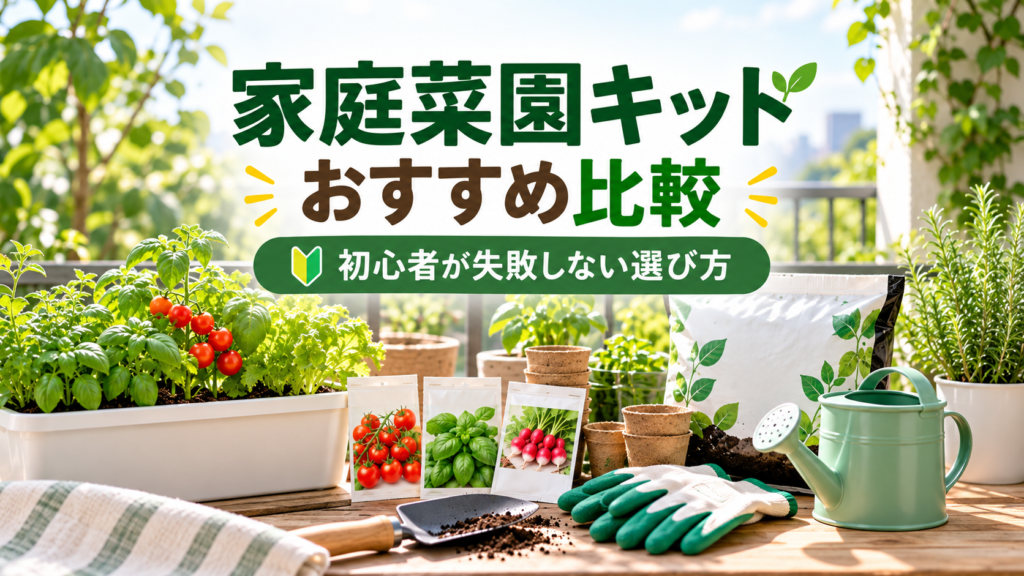 家庭菜園キットのおすすめ比較と初心者が失敗しない選び方